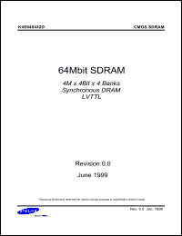 Click here to download K4S640432D Datasheet