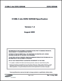 Click here to download K4T51083QC-ZCLCC Datasheet