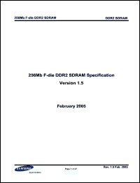 Click here to download K4T56043QF-ZCD5 Datasheet