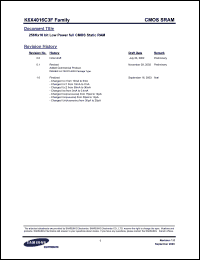 Click here to download K6X4016C3F-F Datasheet