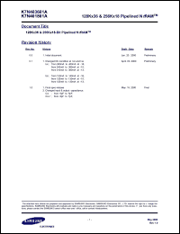 Click here to download K7N403601A Datasheet