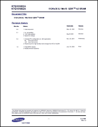 Click here to download K7Q163682A Datasheet