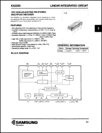 Click here to download KA2265 Datasheet