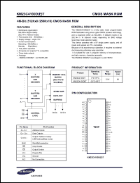 Click here to download KM23C4100DT Datasheet