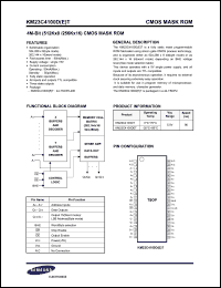 Click here to download KM23C4100 Datasheet