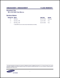 Click here to download KM29U64000T Datasheet