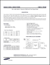 Click here to download KM44V1000D Datasheet