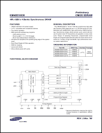 Click here to download KM48S16030 Datasheet