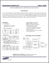 Click here to download KM48V8004C Datasheet