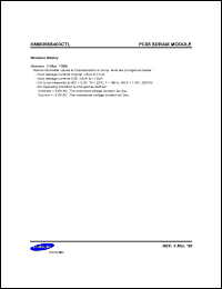 Click here to download KMM366S403CTL-G0 Datasheet