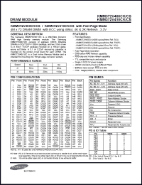 Click here to download KMM372V400CS Datasheet