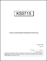 Click here to download KS0715 Datasheet