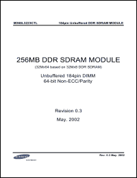 Click here to download M368L3223CTL-CB3 Datasheet