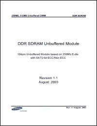 Click here to download M368L6423ETN-CLB3 Datasheet