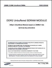 Click here to download M391T3253FG0-D5 Datasheet