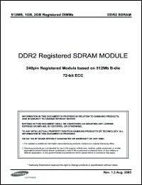 Click here to download M393T2950BZ0-CD5/CC Datasheet