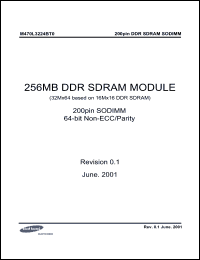 Click here to download M470L3224BT0 Datasheet