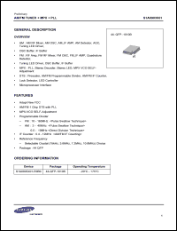 Click here to download S1A0903X01 Datasheet