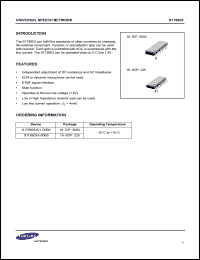 Click here to download S1T8603X01 Datasheet