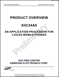 Click here to download S3C24A0 Datasheet