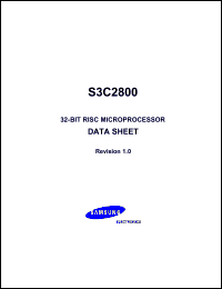 Click here to download S3C2800 Datasheet