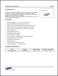 Click here to download S5L9274 Datasheet