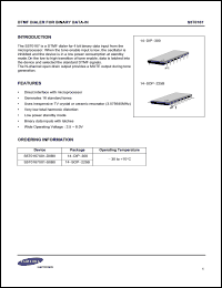 Click here to download S5T0167X01 Datasheet
