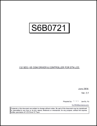 Click here to download S6B0721 Datasheet