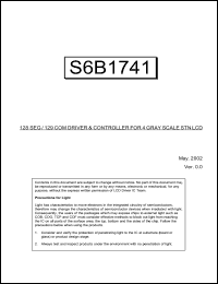 Click here to download S6B1741 Datasheet