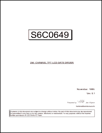 Click here to download S6C0649 Datasheet