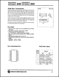 Click here to download KS54AHCT640J Datasheet