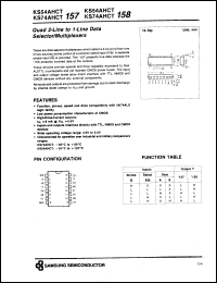 Click here to download KS74AHCT158N Datasheet
