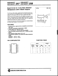 Click here to download KS74AHCT257N Datasheet