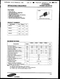 Click here to download IRF9622 Datasheet