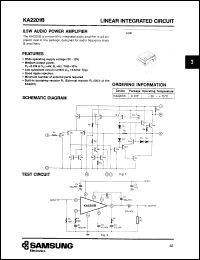 Click here to download KA2201BN+ Datasheet