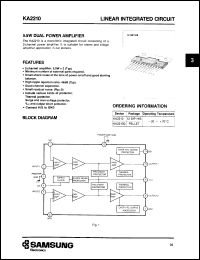 Click here to download KA2210G Datasheet