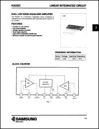 Click here to download KA2221G Datasheet