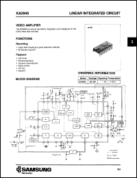 Click here to download KA2945 Datasheet