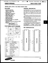 Click here to download KM23C16005AG20 Datasheet