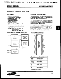 Click here to download KM23C4000H10 Datasheet