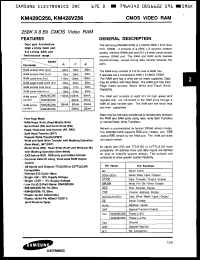 Click here to download KM428C256Z6 Datasheet