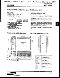 Click here to download KM644002J25 Datasheet