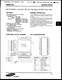 Click here to download KM64B1003J8 Datasheet