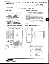 Click here to download KM68512ALG5 Datasheet