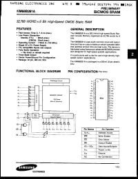 Click here to download KM68B261AJ8 Datasheet