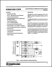 Click here to download KS82C450CL Datasheet