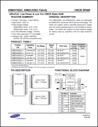 Click here to download KM62V256CLRG-10L Datasheet