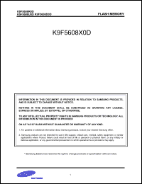 Click here to download K9F5608U0D-J Datasheet