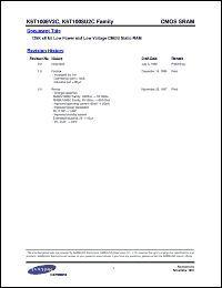 Click here to download K6T1008V2C-NF70 Datasheet