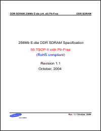 Click here to download K4H560438E-UCB0 Datasheet